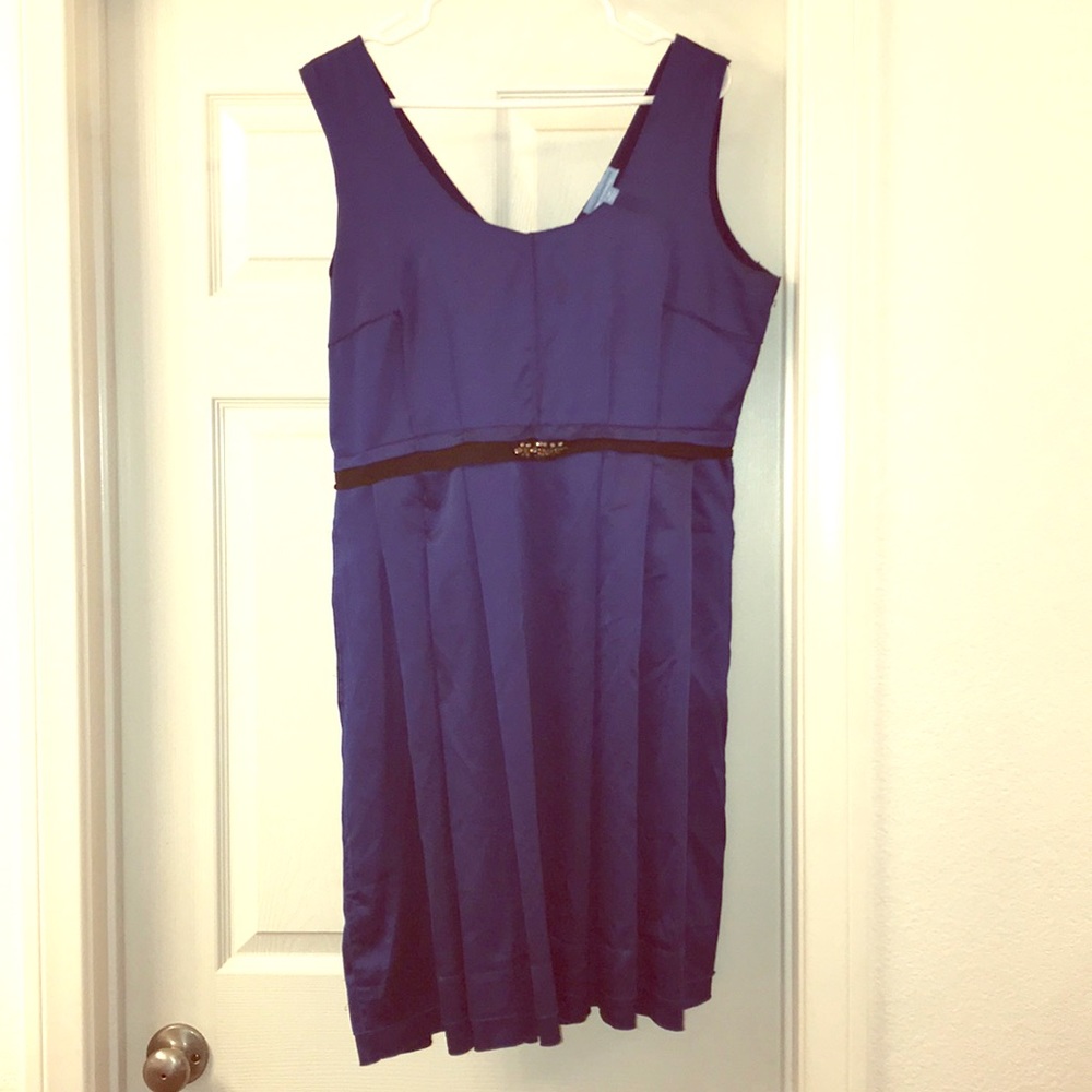 Simply Vera blue cocktail dress with crystal trim